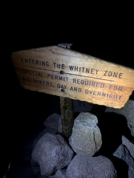 Entering the Whitney zone